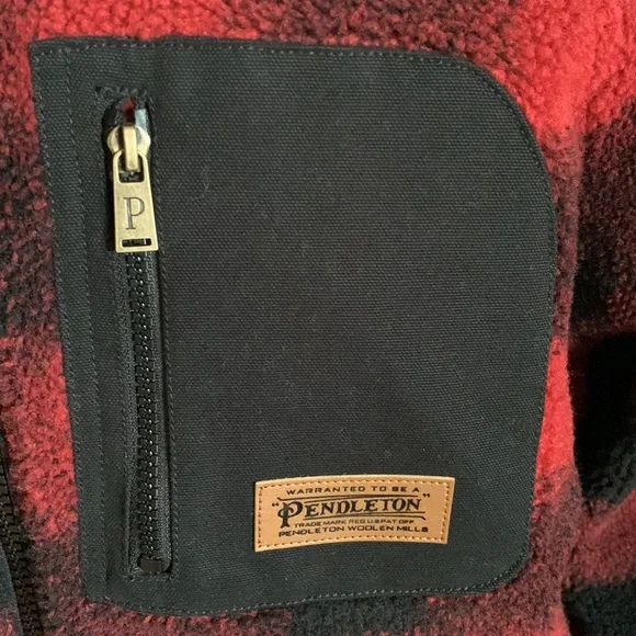 NWT Pendleton Red Buffalo varsity jacket Size XL - Picture 2 of 10